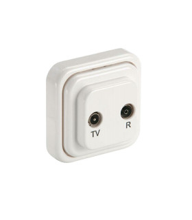 TOMA RADIO Y T.V. BLANCO