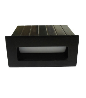 APLIQUE PARED LED IP54 3W 3000K  230V NEGRO