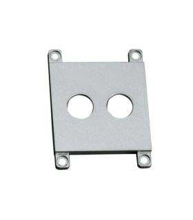 TAPA DECORATIVA PLATA PARA MECANISMO T.V.