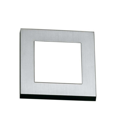 MARCO INDIVIDUAL ALUMINIO BORDE NEGRO