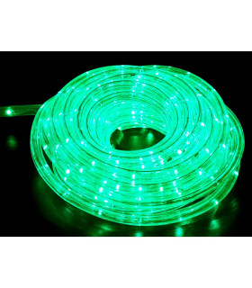 TUBO FLEX. LED 10m  VERDE CON CONTROLADOR DE EFECTOS