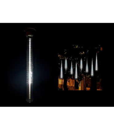 LLUVIA 48 LEDS GRANDE E27 BLANCO FRIO 230V ALTURA 30CM