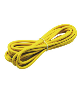 CABLE DECORATIVO TELA 2X0.75mm 5METROS AMARILLO