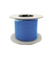 CABLE DECORATIVO TELA 2X0.75mm 25METROS AZUL