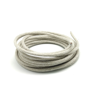 CABLE DECORATIVO TELA 2X0.75mm 25METROS LINO