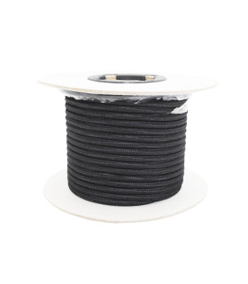 CABLE DECORATIVO TELA 2X0.75mm 25METROS NEGRO