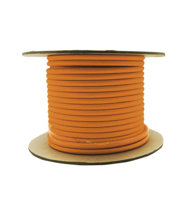 CABLE DECORATIVO TELA 2X0.75mm 25METROS NARANJA