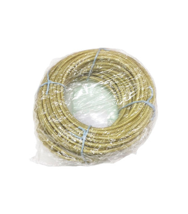 CABLE DECORATIVO METALICO 3 x 0,75mm DORADO