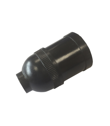 PORTALAMPARAS BAQUELITA INT.LATON NEGRO