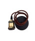 CONJUNTO PORTALAMPARAS CABLE FLORON MARRON