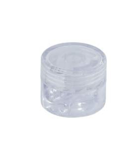 SUJETACABLES TRANSPARENTE (5 PCS)