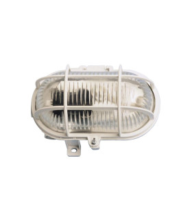 APLIQUE OVAL 60W. BLANCO