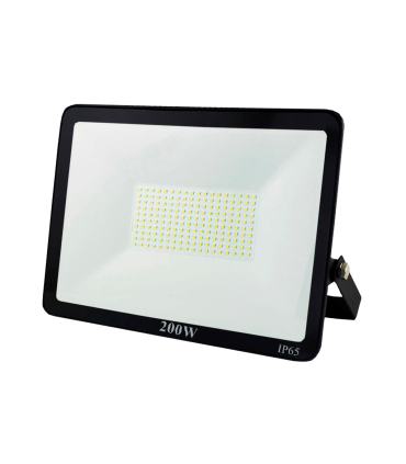 PROYECTOR LED EXTRAPLANO IP65 200W 4000K 230V NEGRO