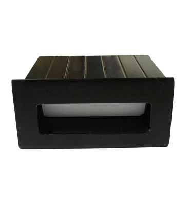 APLIQUE PARED LED IP54 3W 3000K  230V NEGRO