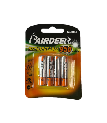 PILAS RECARGABLES LR03 (AAA) 1000 MAH BLISTER 4 UD