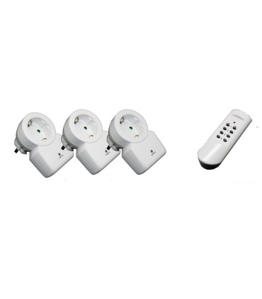 KIT MANDO A DISTANCIA CON TT + 3 BASES