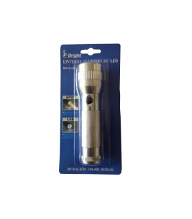 LINTERNA ALUMINIO 5 LEDS+ 1 BOMBILLA KRYTON