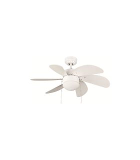 VENTILADOR DE TECHO 45W AC BLANCO ØASPAS 90CM CON CONTROL REMOTO