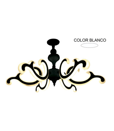 LAMPARA LED 6 BRAZOS 80W 2700K 120º 230V BLANCO