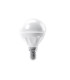 LAMPARA ESFERICA CERAMICA LED E14 5,5W 4200K 270º 230V