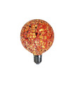 LAMPARA DECORATIVA FILAMENTO LED GLOBO TIFFANY E27 4W 360º 230V NARANJA