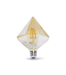 LAMPARA DECORATIVA FILAMENTO LED E27 4W 2200K 360º 230V