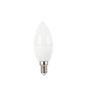 LAMPARA VELA LED ECO E14 6W 4000K 270º 230V