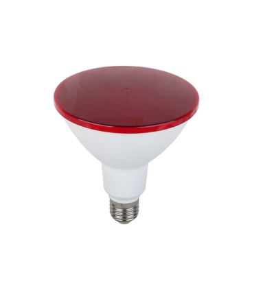 LAMPARA PAR 38 LED IP65 E27 15W  170-265V ROJA