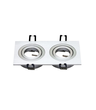 ARO DOBLE BASCULANTE RECTANGULAR 2 AROS NIQUEL B+M