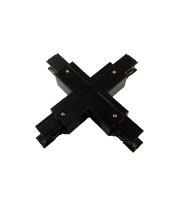ACCESORIO CARRIL LED 4 VIAS (HASTA 3 ENCENDIDOS) CONECTOR CRUZ NEGRO