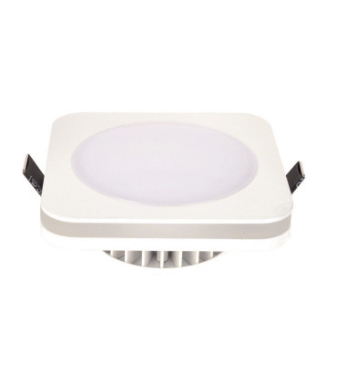 DOWNLIGHT LED EMPOTRABLE CUADRADO IP44 CORTE 70MM 6W 6400K 120º 230V