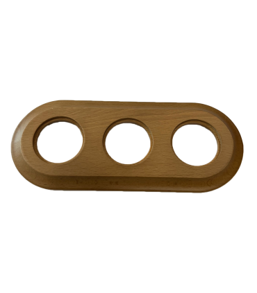 MARCO EMPOTRAR TRIPLE COLOR MADERA CLARA