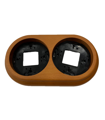 MARCO DOBLE SUPERFICIE COLOR MADERA