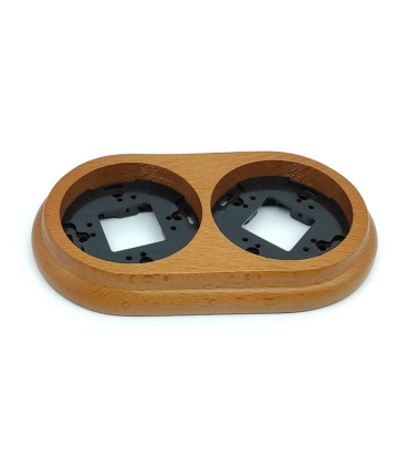 MARCO DOBLE SUPERFICIE COLOR MADERA CLARA