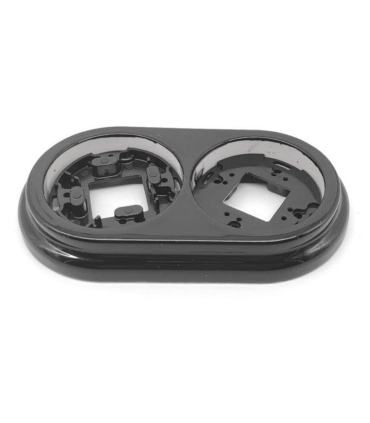 MARCO DOBLE SUPERFICIE PORCELANA NEGRO
