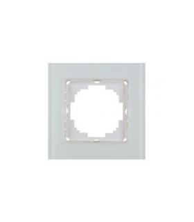 MARCO INDIVIDUAL CRISTAL BLANCO SERIE 8000