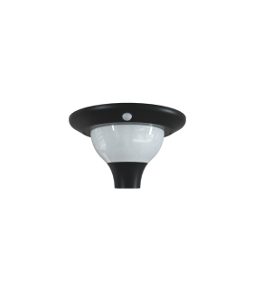 CABEZA DE FAROLA SOLAR  15W CON SENSOR DE MOVIMIENTO Y CRESPUSCULAR 2000Lm 3000K/4000K/6000K  CON CONTROL REMOTO