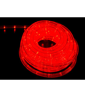 TUBO FLEX. LED 10m  ROJO CON CONTROLADOR DE EFECTOS