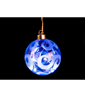BOLA CRISTAL 8 LED AZUL 0,48W 24V 5CM IP20