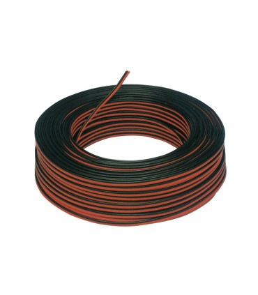 CABLE PARALELO 2 X 1,5 AUDIO BICOLOR ROJO-NEGRO