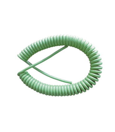 PROLONGACIÓN MANGUERA RIZADA 3X1mm 5 METROS (50 CMTS ENROLLADO)VERDE