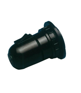 PORTALAMP.+INTERRUPTOR BASCULANTE NEGRO