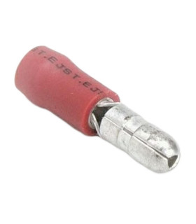 T. PREAISLADO CILINDRICO MACHO PV-6 ROJO (100 UND)