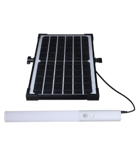 PANTALLA SOLAR LED PORTATIL CON SENSOR CREPUSCULAR Y DE MOVIMIENTO 4000K