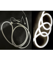 TIRA NEON LED IP67 REGULABLE 16W/MT 120LED/MT 6500K CORTE CADA 10CM 230V  ROLLO 5 METROS 1.8MTS CABLE INICIAL