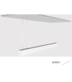 LUMINARIA COLGANTE LED 2400MM 80W 4000K 100º 230V BLANCO