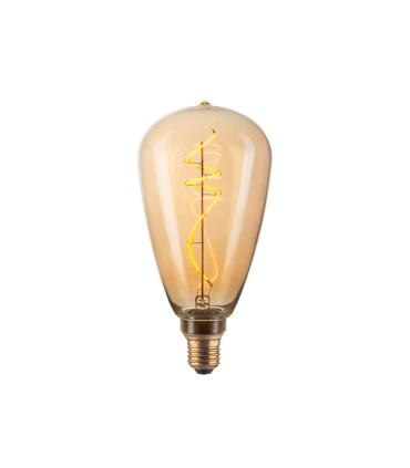 LAMPARA DECORATIVA AMBAR  EDISON E27 4W 1800K
