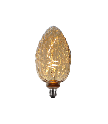 LAMPARA DECORATIVA LED PIÑA AMBAR  E27 4W 1800K