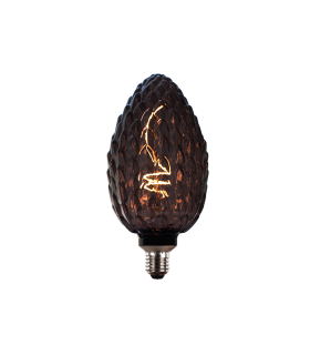 LAMPARA DECORATIVA LED PIÑA SMOKY  E27 4W 1800K