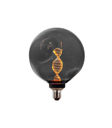 LAMPARA DECORATIVA LED CRISTAL IRREGULAR SMOKY  E27 4W 1800K